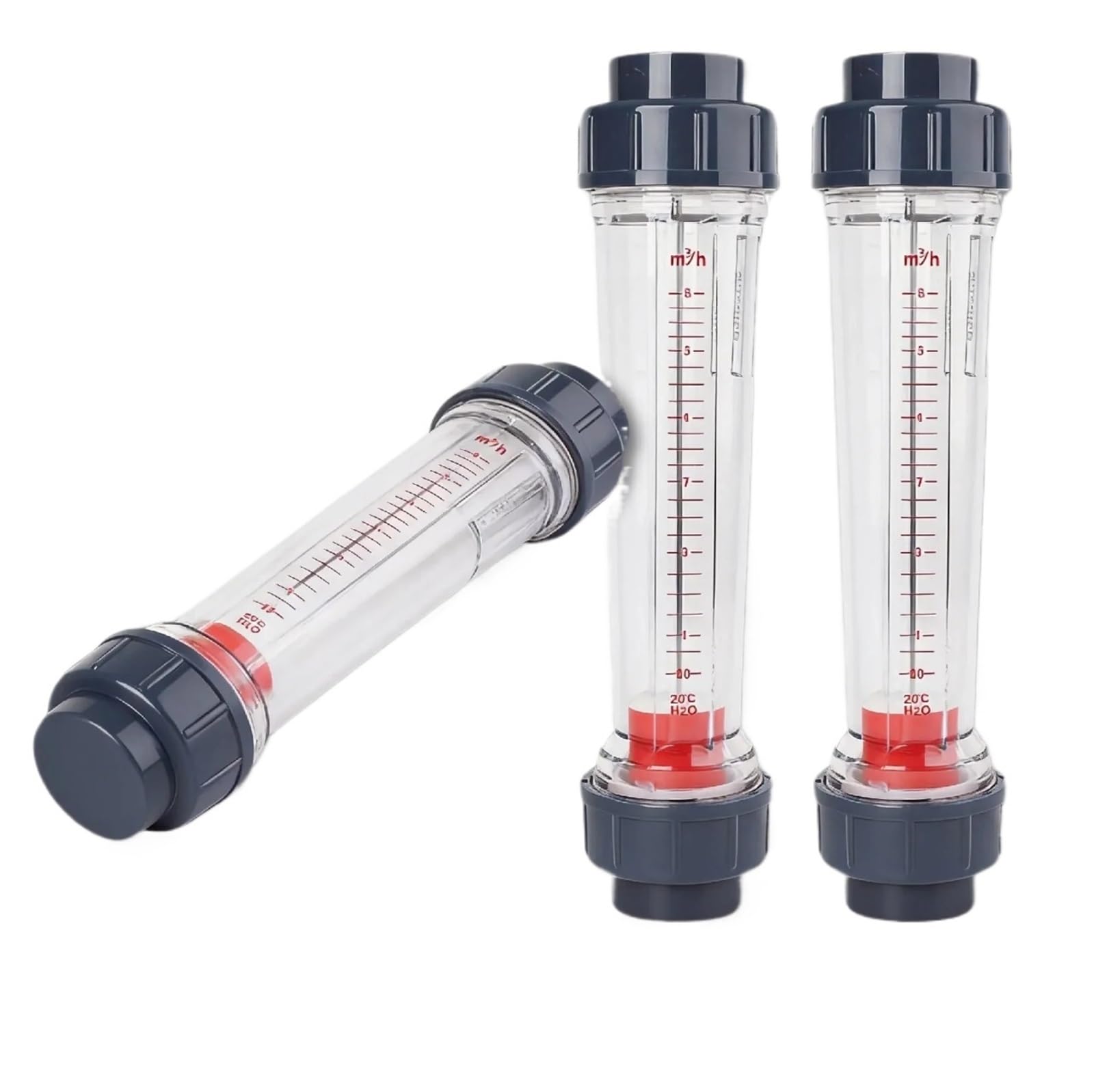 Medidor de Flujo rotámetro de Tubo de plástico LZS-15 LZS, Rango de Temperatura 6-1000L/H, 0-60°C AS(Short-40-400L-H)