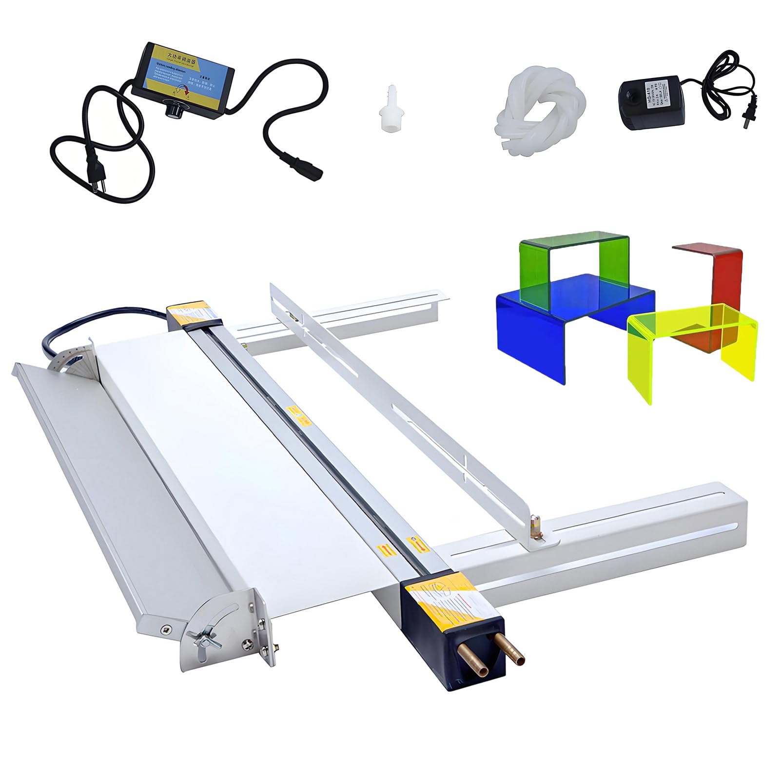 EpyGnom Acrylic Hot Bending Machine, Plastic Sheet Bender, Manual Strips Heater with Length Setting Bracket Angle Adjustment, PVC Plastic Bender, 1mm-6mm Thickness 125cm/48in