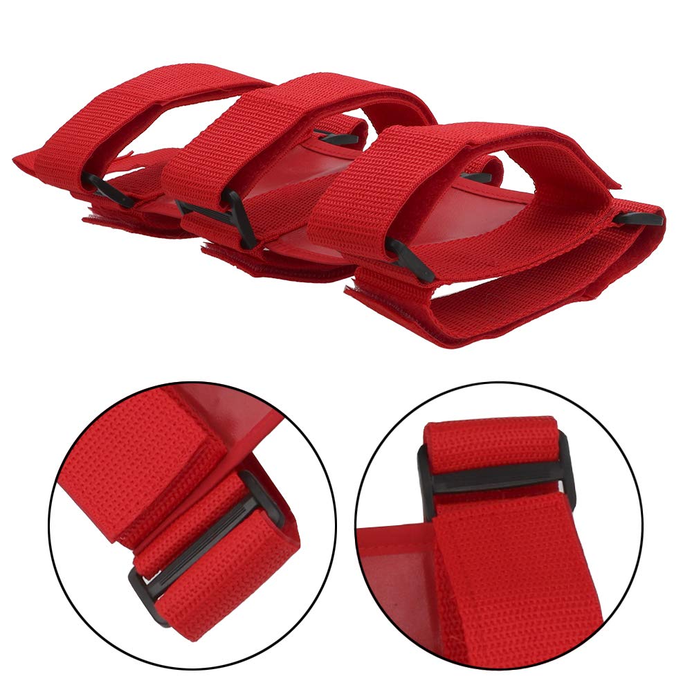 Sangle de montage d'extincteur de voiture - réglable - support d'extincteur - pour Jeep Wrangler TJ JK JL 97-18 (Noir)