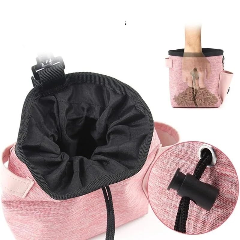 Pochette de collation de dressage de chien portable Sac de taille de dressage de chien Sac de collation de récompense for chien Pochette de collation de promenade de chien Sac de taille de récompense