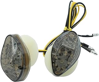 Motorcycle Led Flush Mount Front Turn Signal Light Compatible with Honda CBR 600RR 1000RR 2004-2007 CBR 600 F4 F4i CBR900 CBR919, 2 PCS