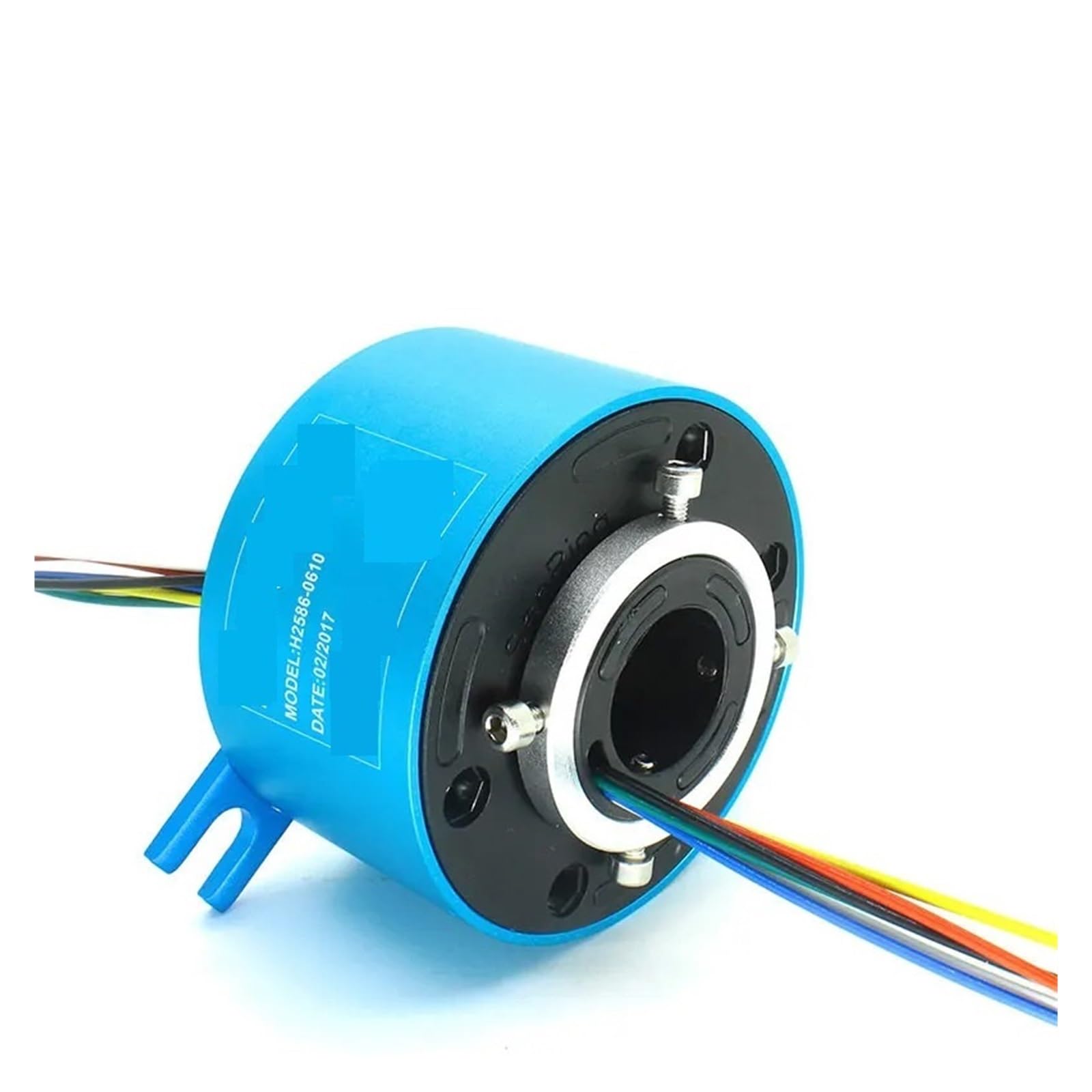 Durchgangsloch-Schleifring, Strom-Schleifring, hohl, drehbares Anschlussloch, 8–100 mm, leitfähige Ringe(20X56mm 12CH 10A)