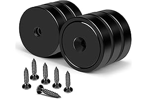 MIKEDE Heavy Duty Neodymium Cup Magnets with Hole - 100+ Pound Magnetic Pull