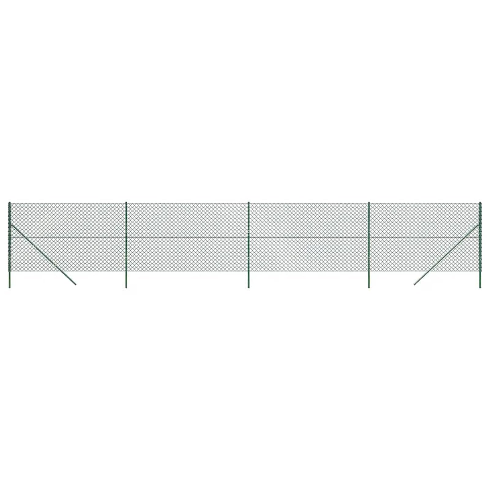 Homgoday Recinzione di filo verde 1,4 x 10 m, recinzione a rete, tensione recinto cablato, rete per piante e animali, molteplici usi
