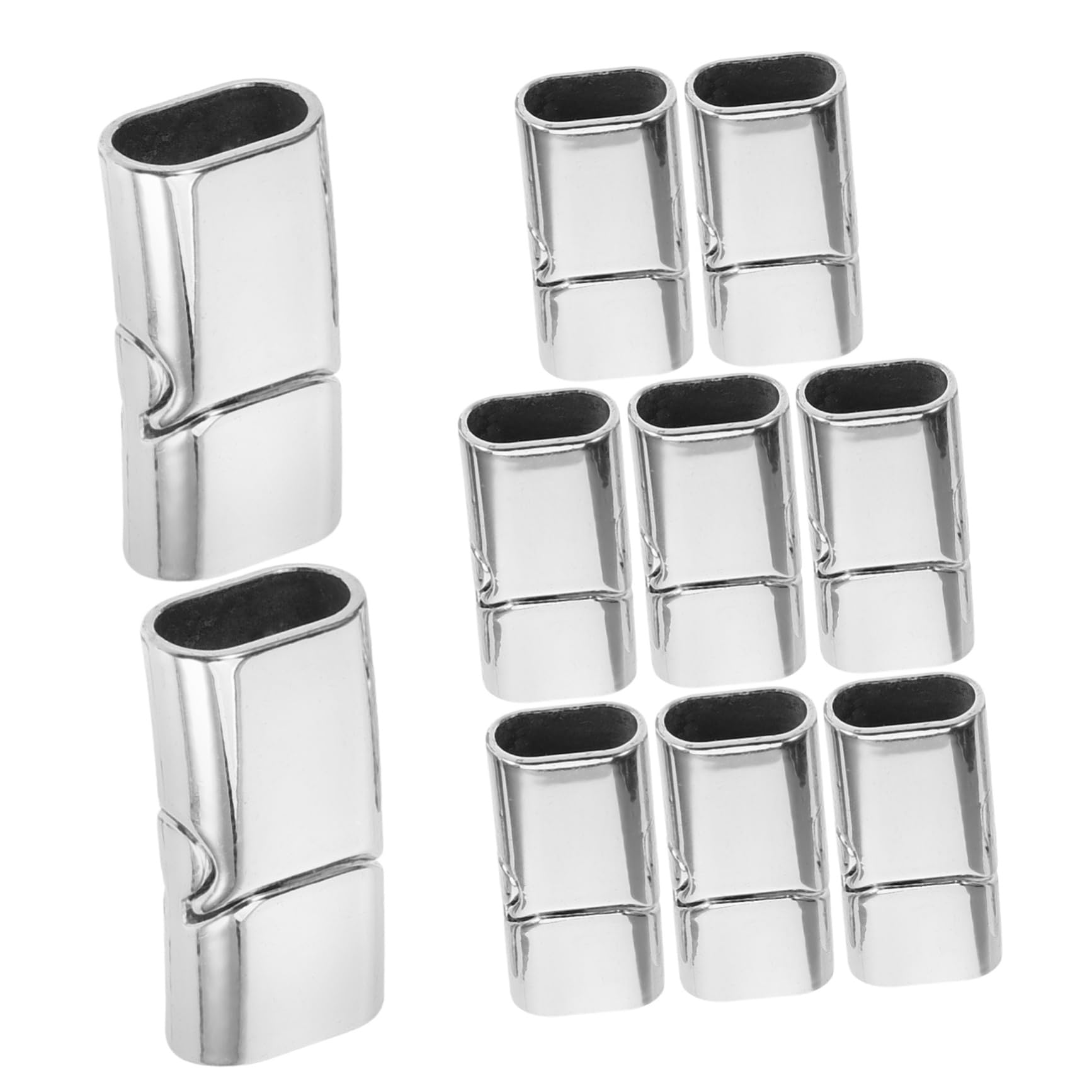 TEHAUX 50pezzi Chiusura Per Chiusure Magnetiche Per Collane e Accessori Per Artigianali Facili Usare e Versatili