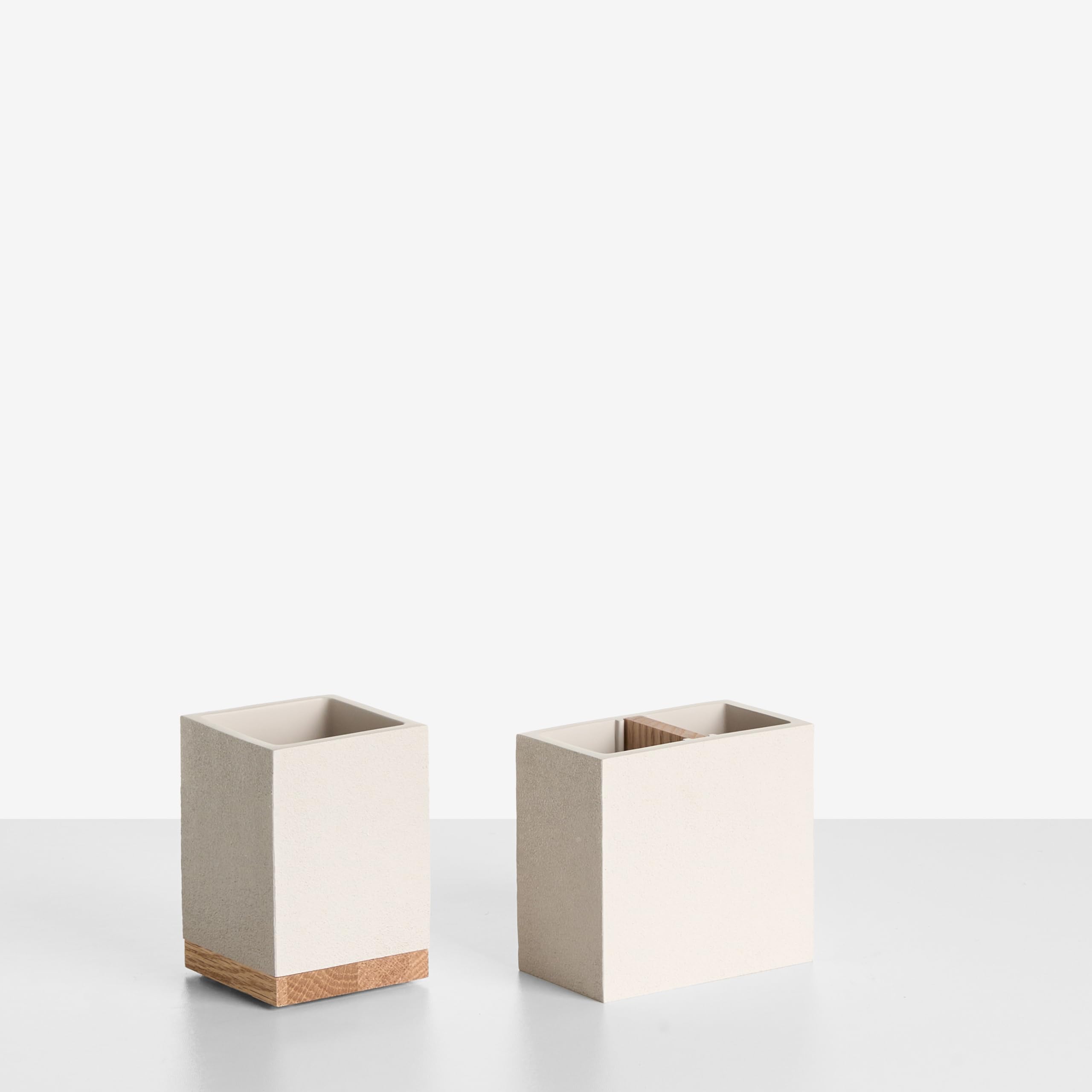 Conjunto de 5 Accesorios de baño jabonera dispensador de jabón escobilla de Inodoro Vaso Soporte para cepillos de Dientes Beige Tapiche