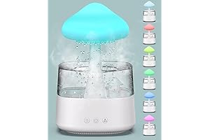 Rain Cloud Humidifier Water Drip: Ultrasonic Ultrasonic Rain Cloud Humidifier Lamp