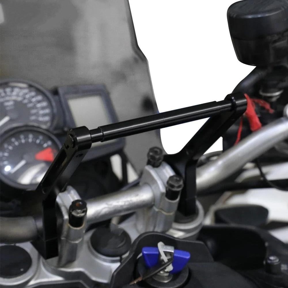 Placa Navegación GPS Móvil para ER6N para Ninja 650/400/300 para VERSYS 1000/650 Montaje GPS(12MMHolder Bar Clamp)