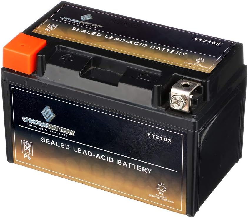 YTZ10S-BS High Performance - Maintenance Free - Sealed AGM Motorcycle Battery