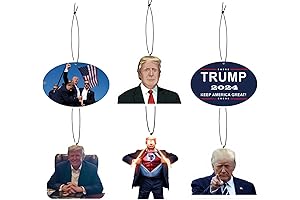 Hanging Car Freshener - Show Your Patriotic Spirit with Donald Trump-Themed Air Fresheners