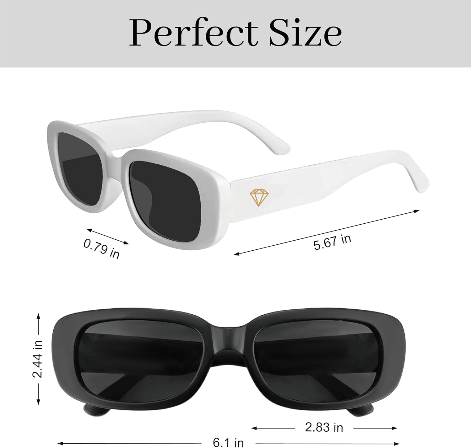 Bride's Babes Bachelorette Sunglasses, Bridesmaid Sunglasses,10 Pack Rectangle Team Bride glasses for Bachelorette Party - Image 7