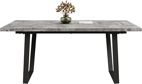 Miniatura 8 de Simple and Design, 6 Person Dining Table, 62.9 inch rectangulardining Table, Perfect for Kitchen and Dining Rooms UE892