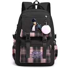 Anime Solo Leveling Backpack Travel Daypacks Fashion School Bags for Teens Girls Women Students with Kawaii Pendant