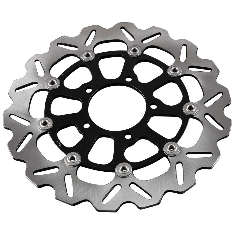 GZYF Black Front Disc Brake Rotor Motorcycle Assembly Brake