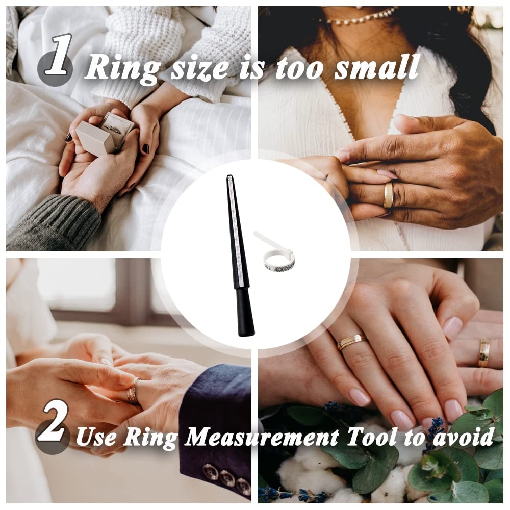 Guide De Taille De Bague Avec Instructions Détaillées (français Non Garanti) De 123traumringe - Déterminez Votre Taille De Bague Vous-même, Sans Pierre