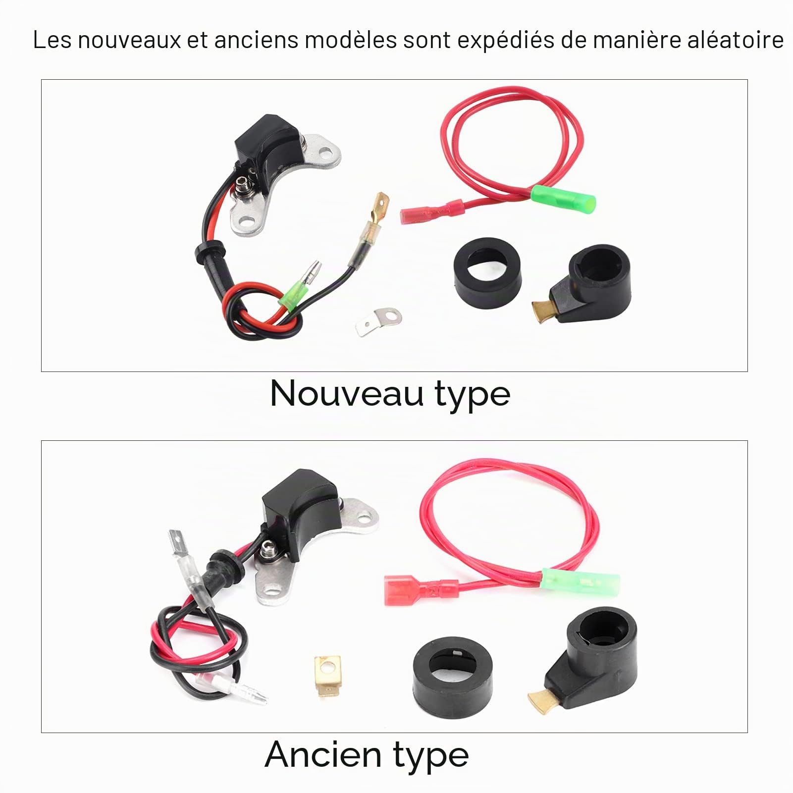 Qiilu Kit de conversion électronique de points d'allumage de voiture ABS ensemble d'allumage électronique adapté pour Lucas 25D DM2