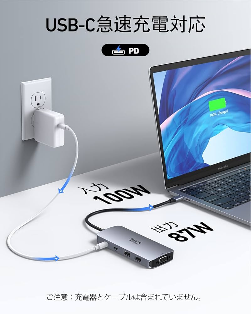 【新品 未開封】USB 3.2 Type-Cドッキングハブ HDMI/VGA 新品 未開封】USB 3.2 Type-Cドッキングハブ HDMI/VGA