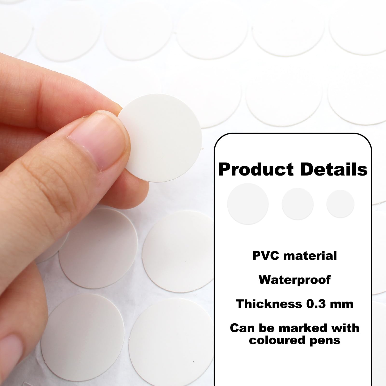 432 Tappi Autoadesivi Di Copertura Per Mobili E Pavimenti, Adesivi Per Fori Delle Viti, Rotondi, Impermeabili, In PVC, Per Mobili In Legno, Armadi - Foto 11