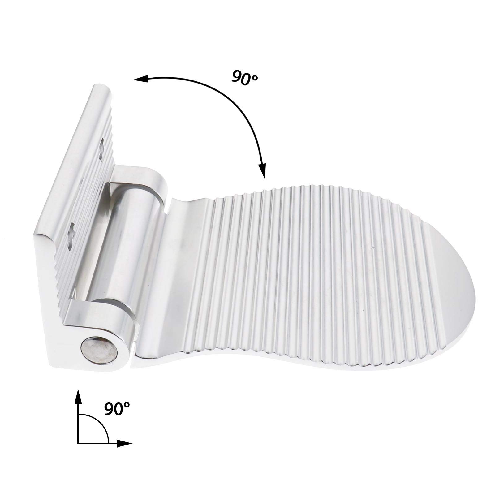 KAIISSA Dusch-Fußstütze Aus Aluminium - Klappbar & Rutschfest