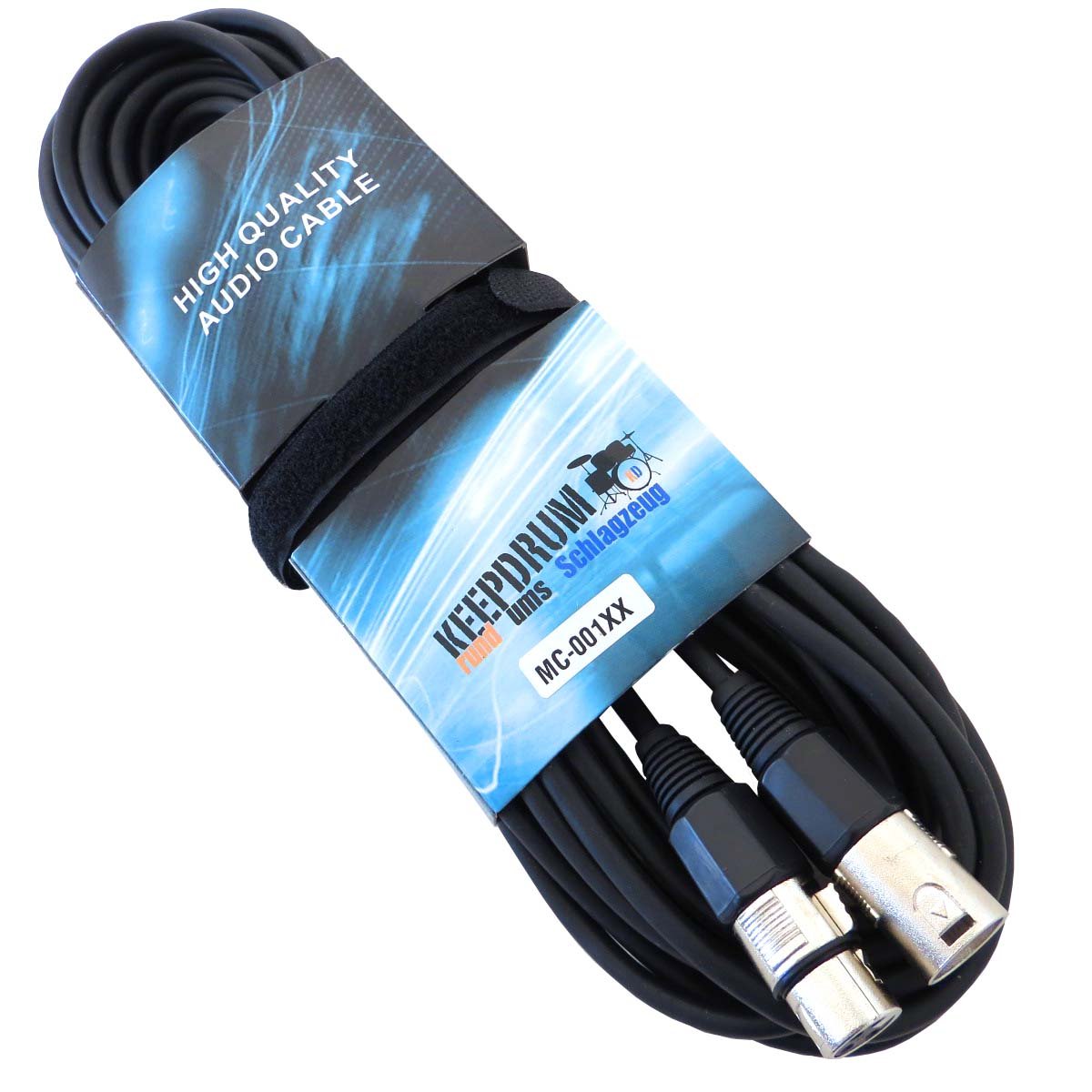 MC Keepdrum de 001 x x 5 x 10 m – Cable para micrófono XLR Colores