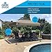 Quik Shade Summit 10 x 17-Foot Instant Canopy with Adjustable Dual Half Awnings, 170 Square Feet of Shade for 15 People - Taupe