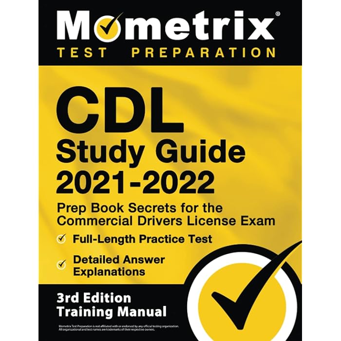 Buy CDL Study Guide 20212022 Prep Book Secrets for the Commercial Drivers License Exam, Full