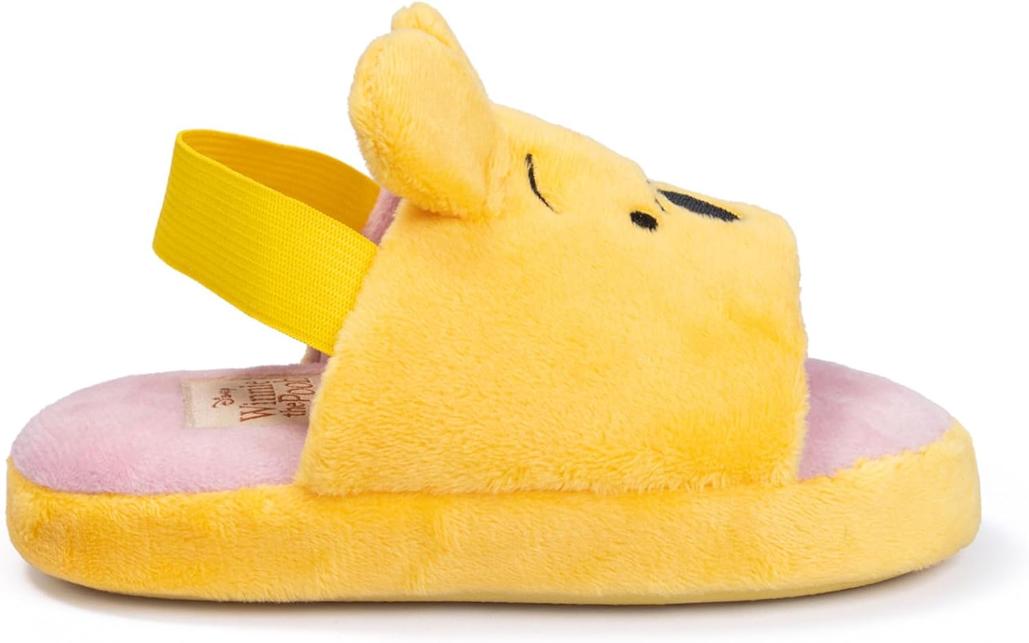 Ground Up Winnie the Pooh Open Toe Toddler Slide Slippers with 3D Ears