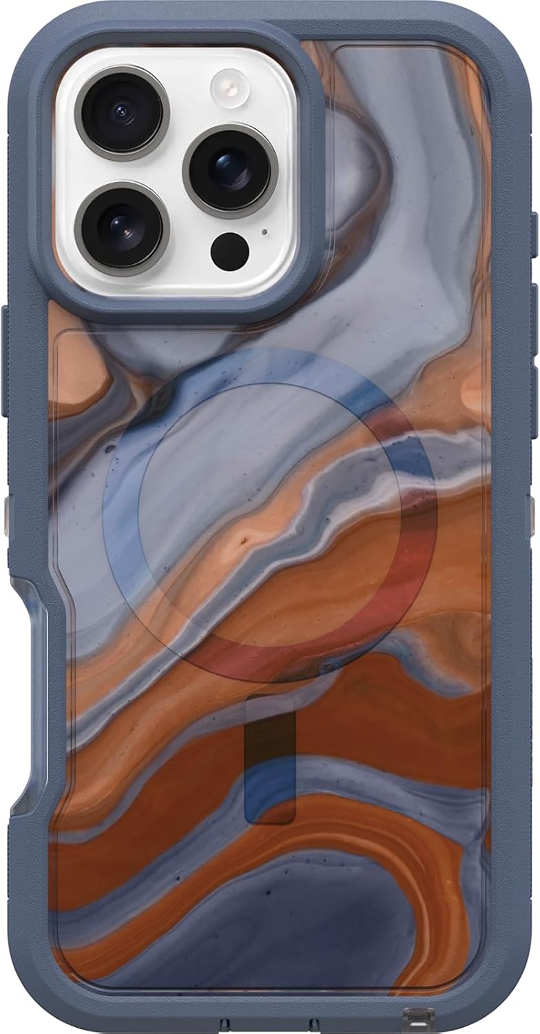 OtterBox iPhone 16 Pro Max Defender Series XT Clear Case - High Desert Marble