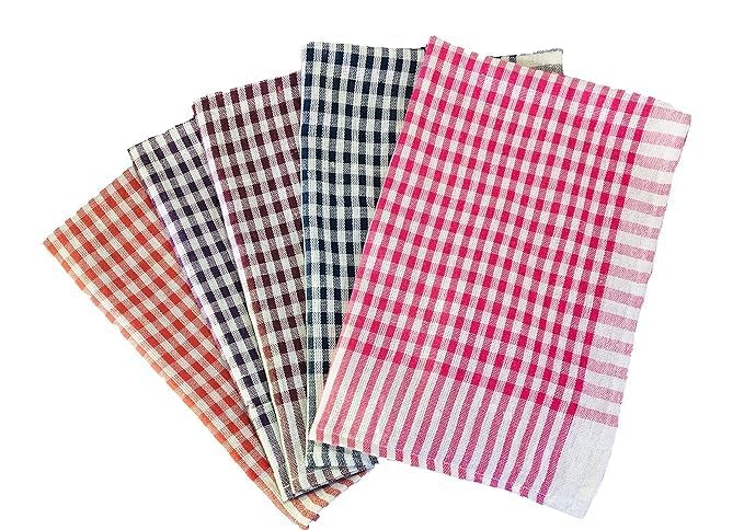 QOXOLYZ Duster Wet Dry Cotton Cleaning Cloth | Cotton Kitchen Duster | 300 GSM Kitchen Cleaning Clothes | Pocha for Kitchen | Car | Desk | Fan (4) (B0D29FSHMV) Amazon Price History, Amazon Price Tracker