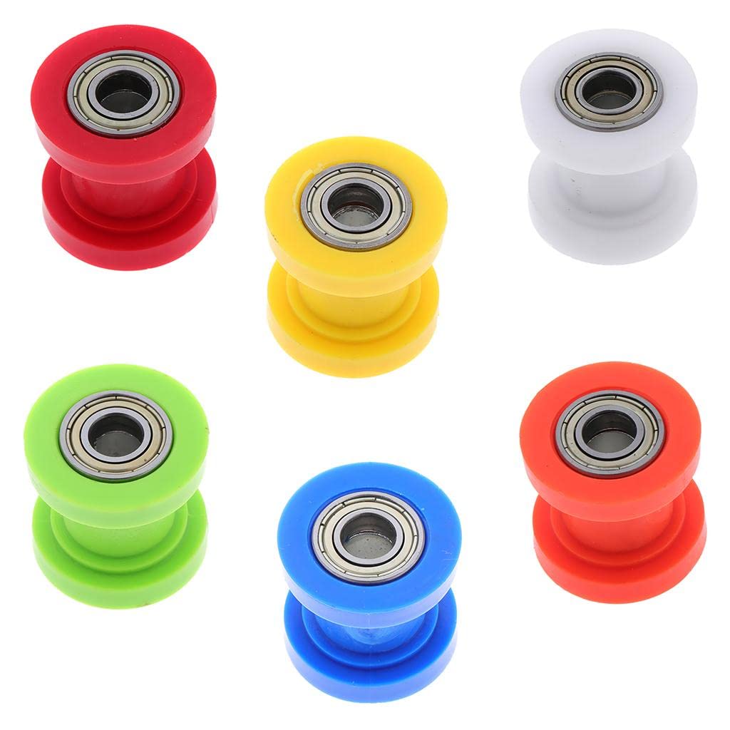 SECRET DESIRE Motorcycle 10mm Chain Roller Pulley Tensioner Wheel Guide for Cars Red-image-43