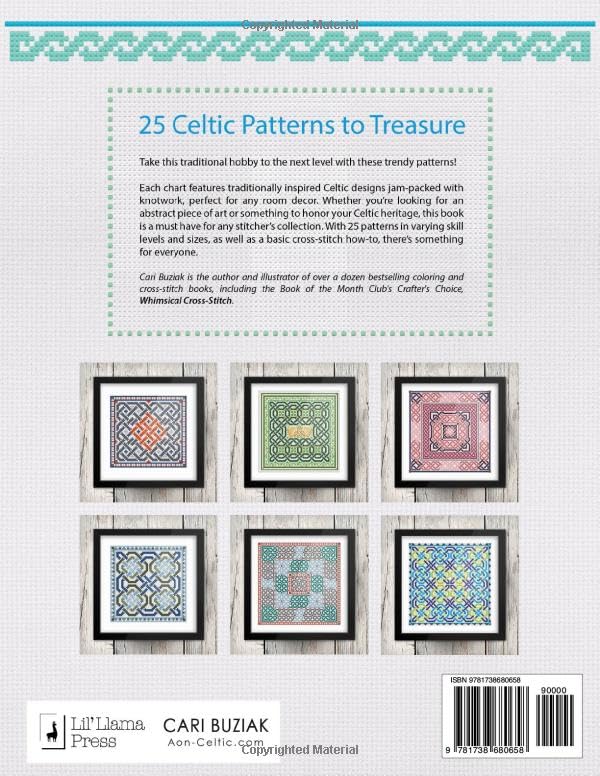 Celtic Cross-Stitch: 25 Designs to Treasure (Cross-Stitch Books by Cari Buziak / AonCelticArt) - Image 2