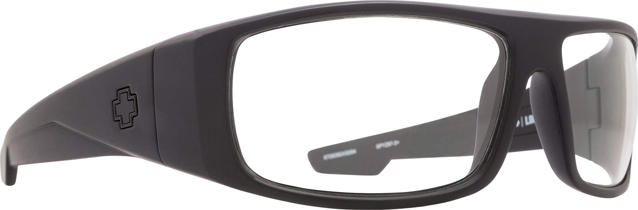 SpyLogan Matte Black ANSI Rx Clear