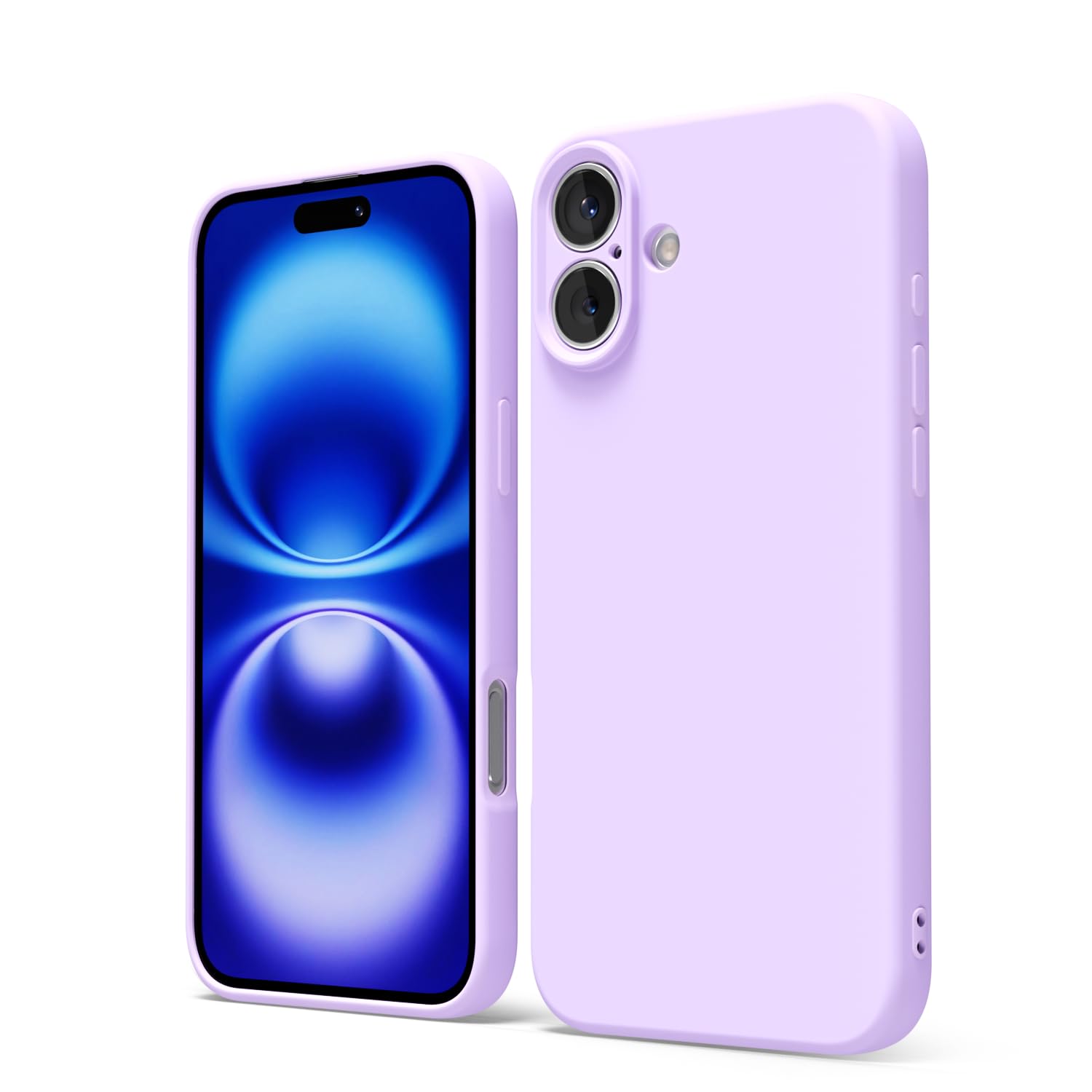 oakxco for iPhone 16 Pro Max Case Liquid Silicone, Soft Rubber Gel Elegant Aesthetic Basic Simple Cover, Cute Thin Slim TPU Matte Solid Color Plain Smooth Case for Women Girl, Light Pink — view 1213