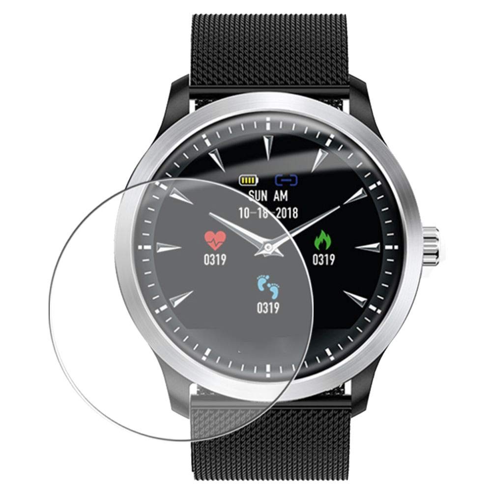 Vaxson3-Pack Tempered Glass Screen Protector, compatible with Vicsainteck N58 1.22" Smart Watch, Film Protectors 9H Protective Guard [NOT Case Cover ]