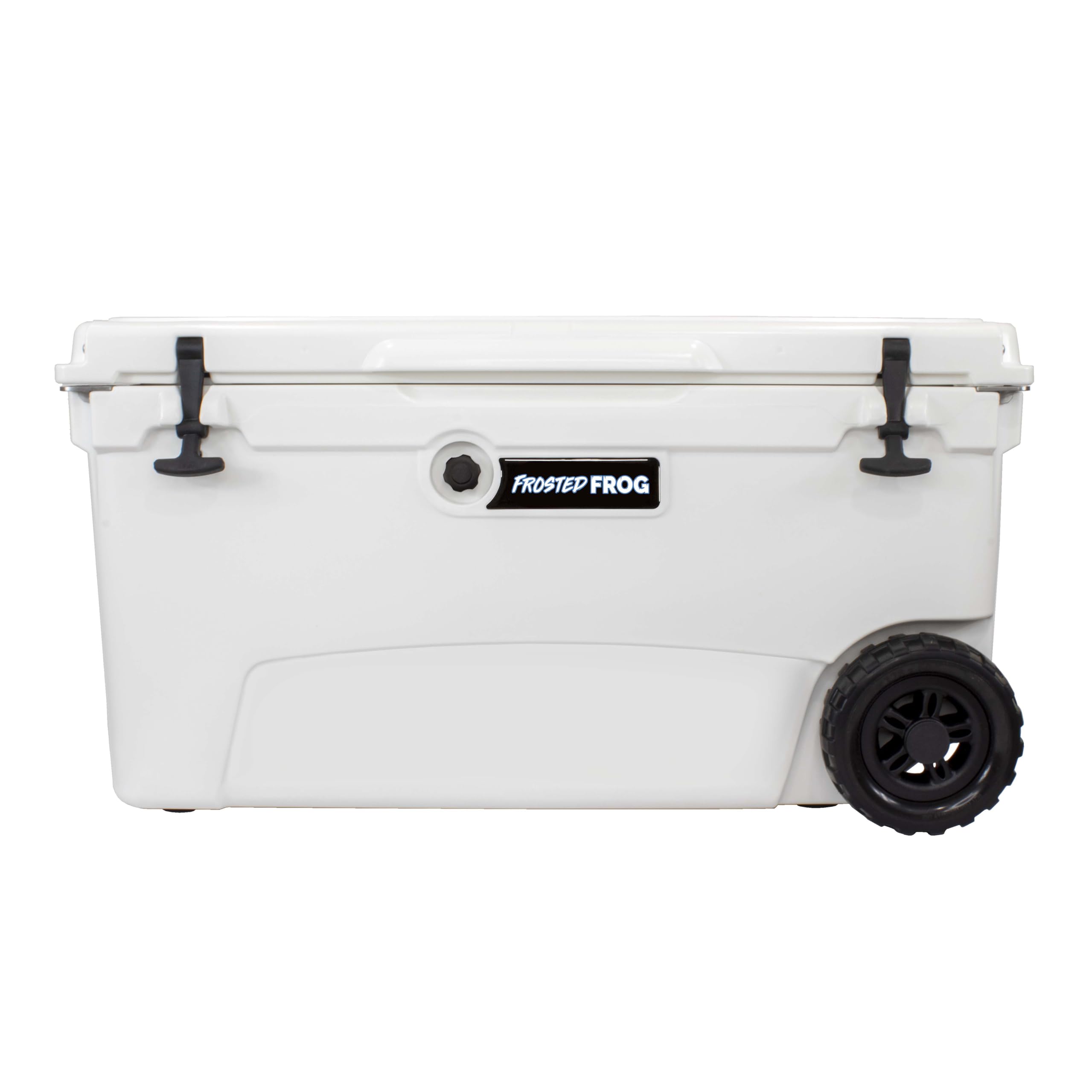 Frosted Frog 70 Quart Ice Chest Heavy Duty Roto-Molded Cooler with Wheels