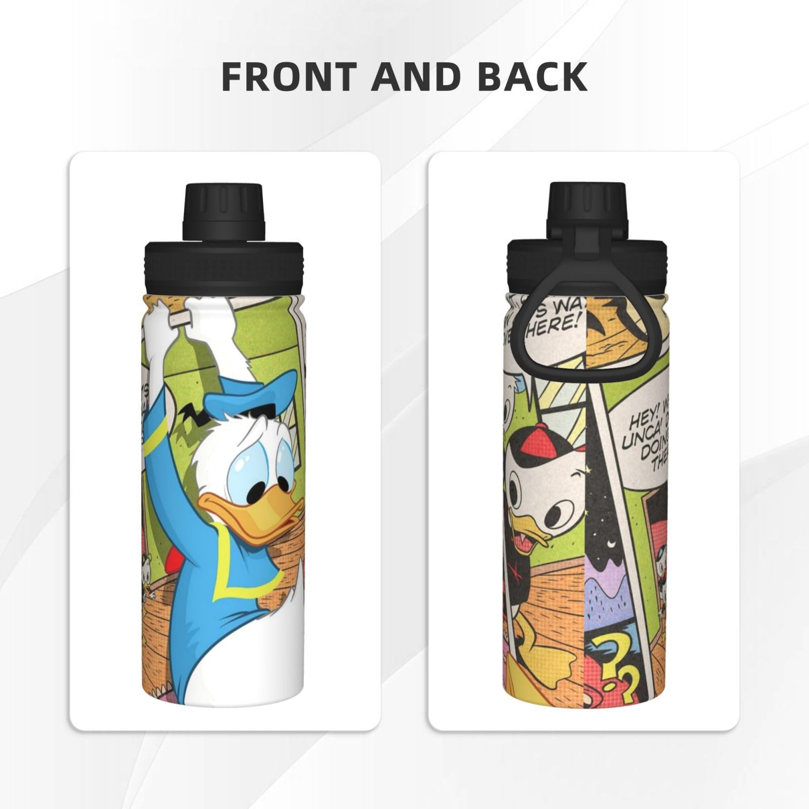 Amazon | ドナルドダック 18oz 魔法瓶 ステンレスボトル 真空