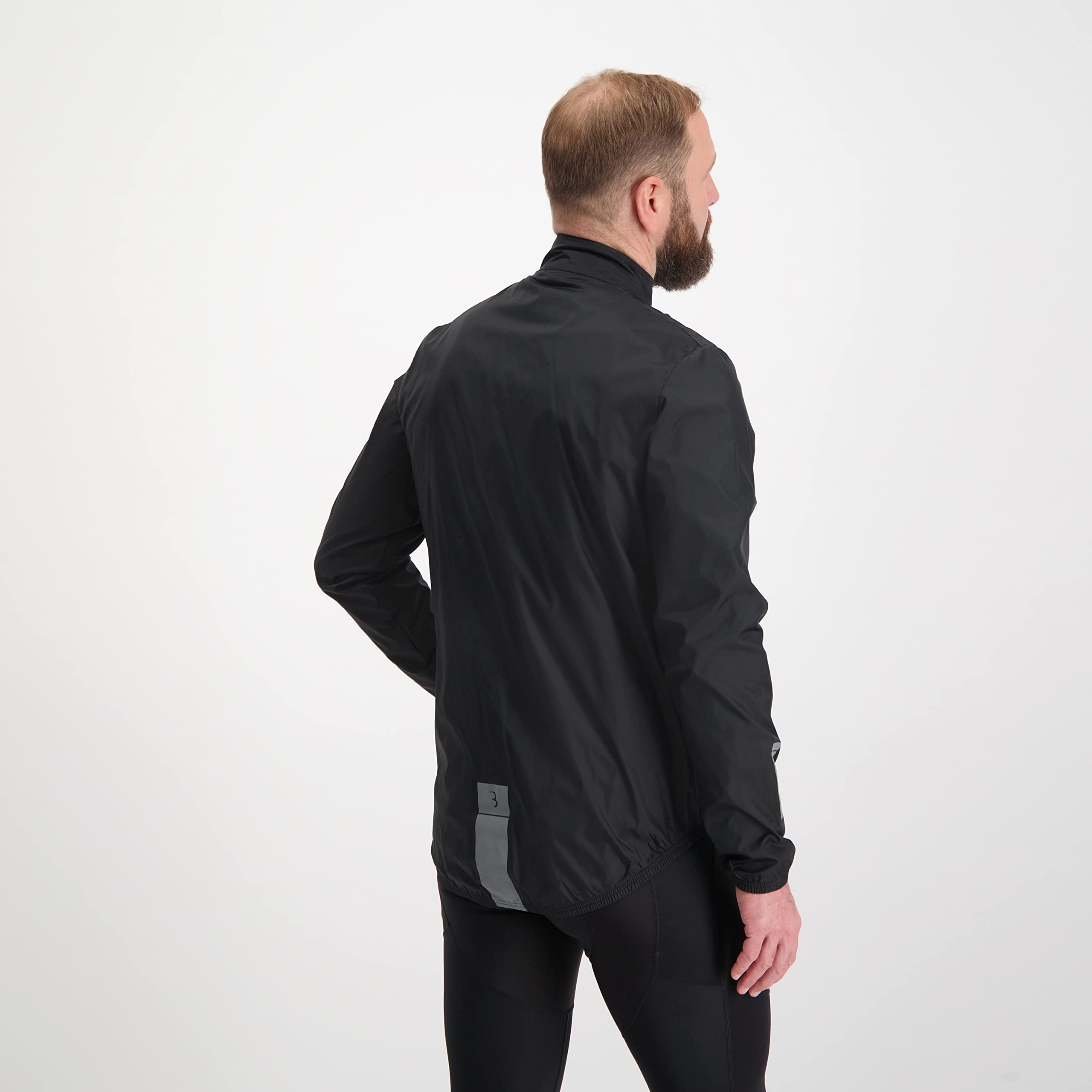 BBB Cycling FahrradJacke Herren und Damen | Wasserabweisend Winddicht Leicht Reflektierend | Rennrad Urban Radsport MTB Biking Polyamide | BaseShield BBW-148
