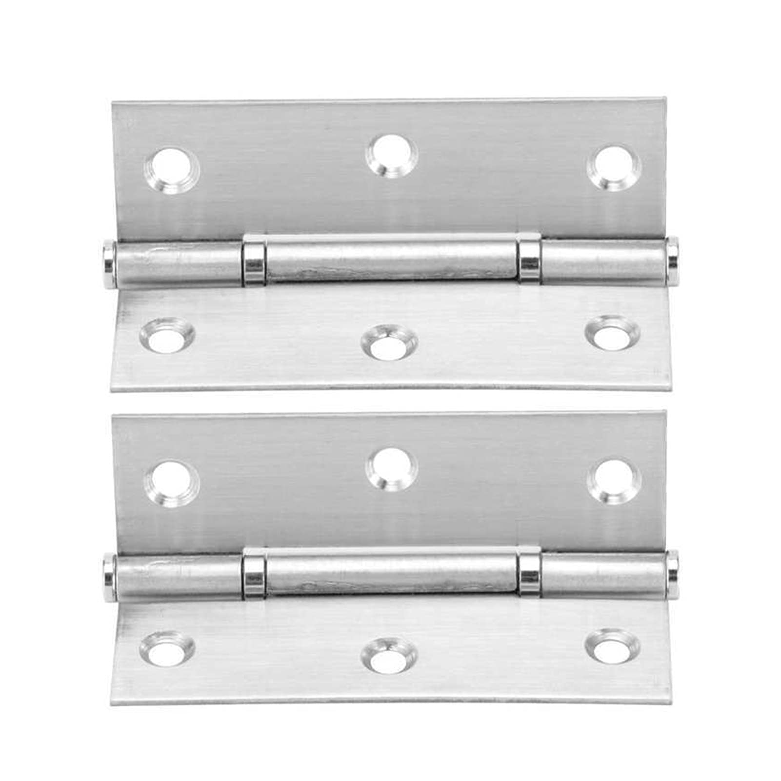 Nvsfzgiyg One Color Cabinet Butt Hinge,Folding Door,7 Pair Stainless Steel Small Household Furniture Hardware Accessories Flat 7X4.5cm Hinges