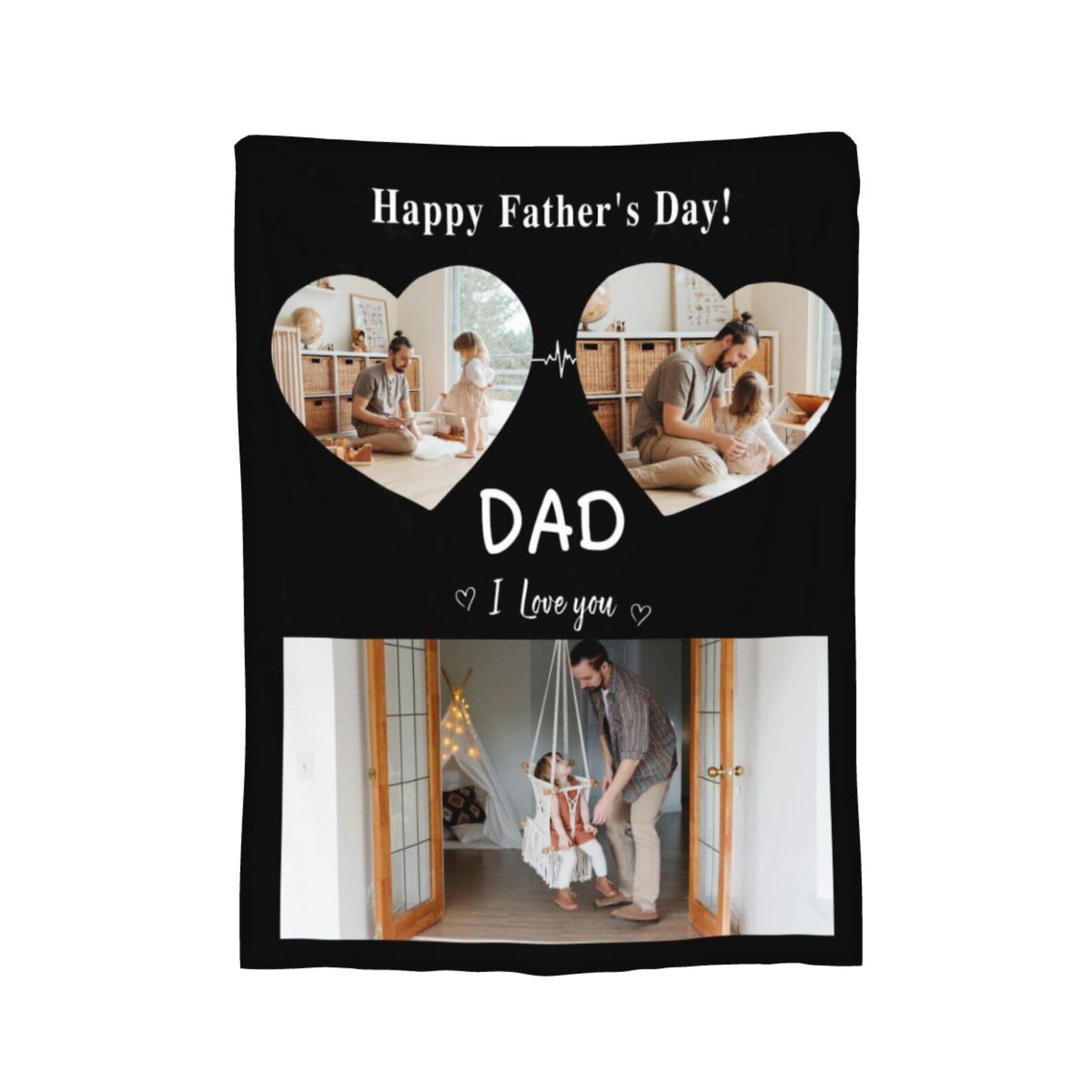 Dfggagdhs Personalized Photo Name Unique blanket,Custom Throw blanket,Popular, Cozy Flannel blanket for Home Decoration