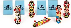 Kit Radical X-Trick – Mini Skate Fingerboard com Rampas e Estampas Colecionáveis para Manobras Incríveis