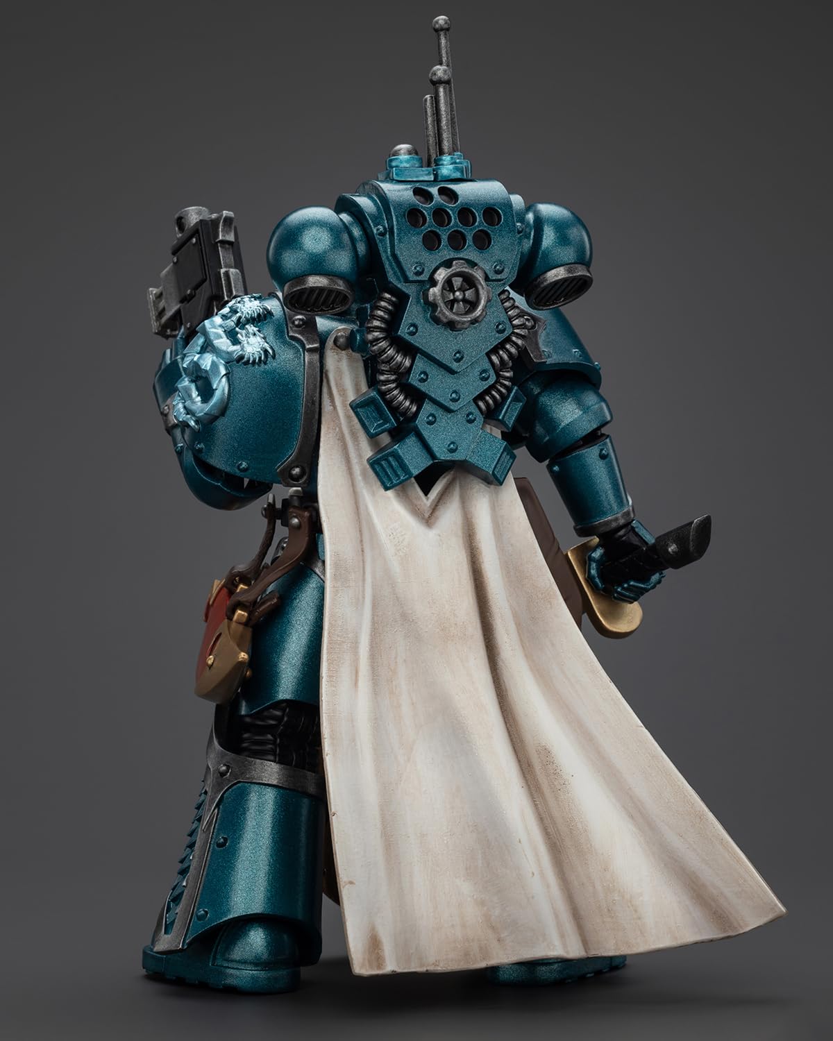 GWTCTOY JoyToy GW oryginalna licencja 1:18 figurka akcji, Alpha Legion Legion Praetor with Power Sword, 12 cm zestawy do montażu figurek kolekcjonerskich