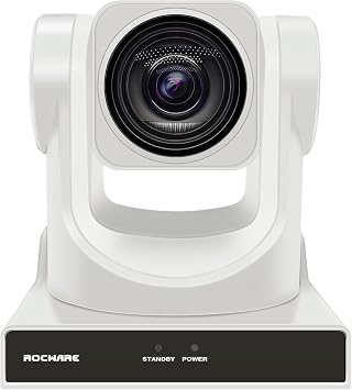 PTZ Camera, USB3.0 Ultra-high Speed Interface, Compatible with USB2.0,USB3.0, HDMI, Network can Output at The Same time,Used in Church, Education, Live Broadcast White, No NDI