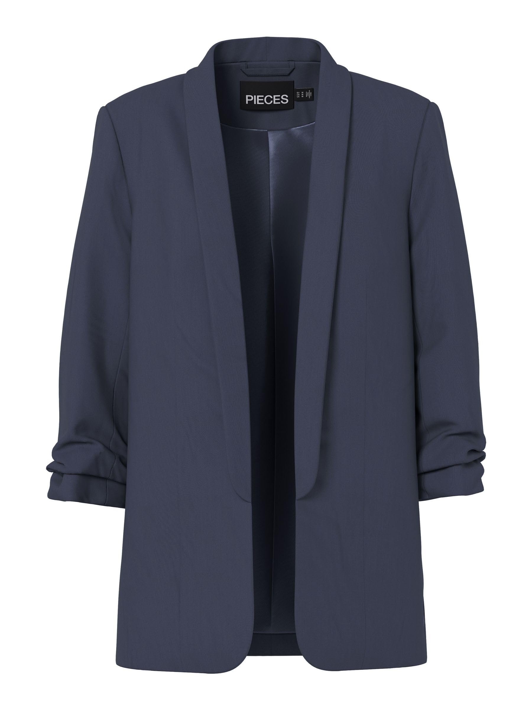 Pieces Women's Pcbosella 3/4 Blazer Noos Blazer, Ombré Blue, S