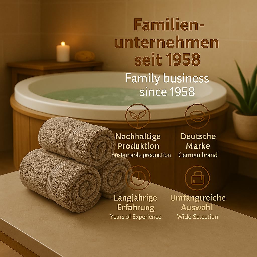 Betz Juego de 6 Toallas de Lavabo Palermo 100% Algodon 50x100 cm Colores Diversos Color Gris Piedra