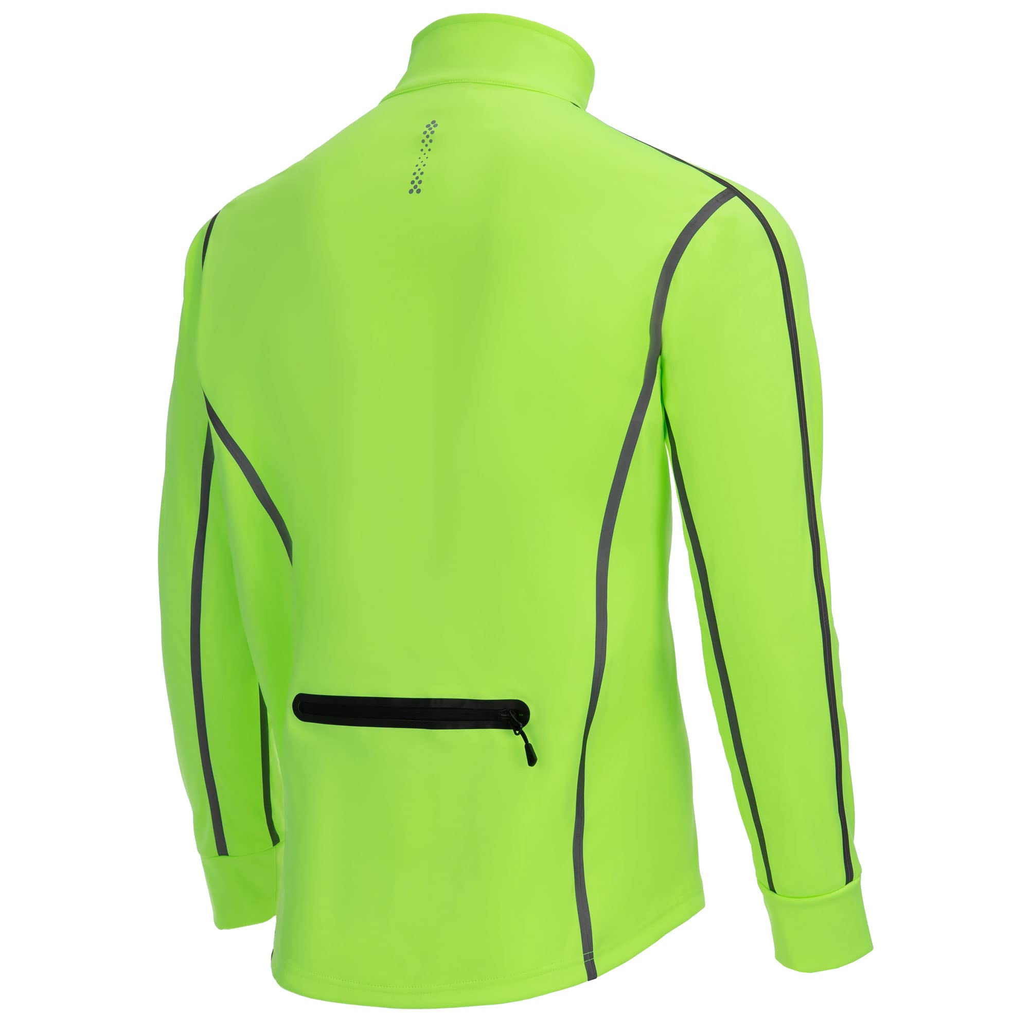 Airtracks Herren Winter Laufset Pro Team: Laufjacke Air Tech II + Thermo Laufhose Lang (2-TLG) - Wasserdicht - Winddicht - Atmungsaktiv - Reflektoren