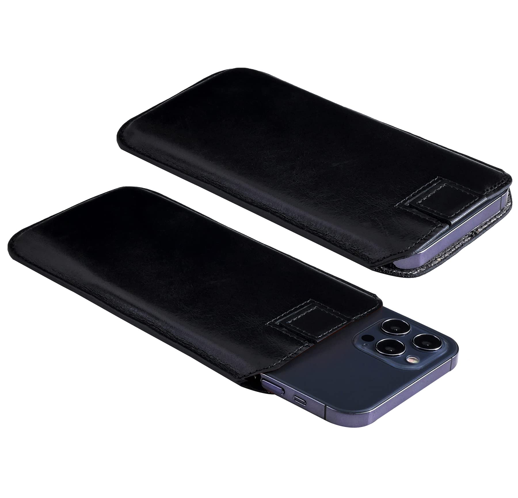 Suncase Leder-Etui Für IPhone 15 Pro – Echte Ledertasche, Nur Für Use Mit Apple Silikon Case