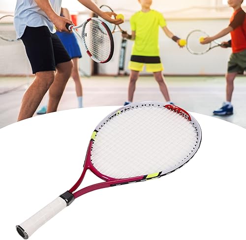 Miniatura 6 de Raquetas de tenis recreativas para adultos y jóvenes, raqueta de tenis de 23 pulgadas, el mejor kit de iniciación, raquetas de tenis súper ligeras