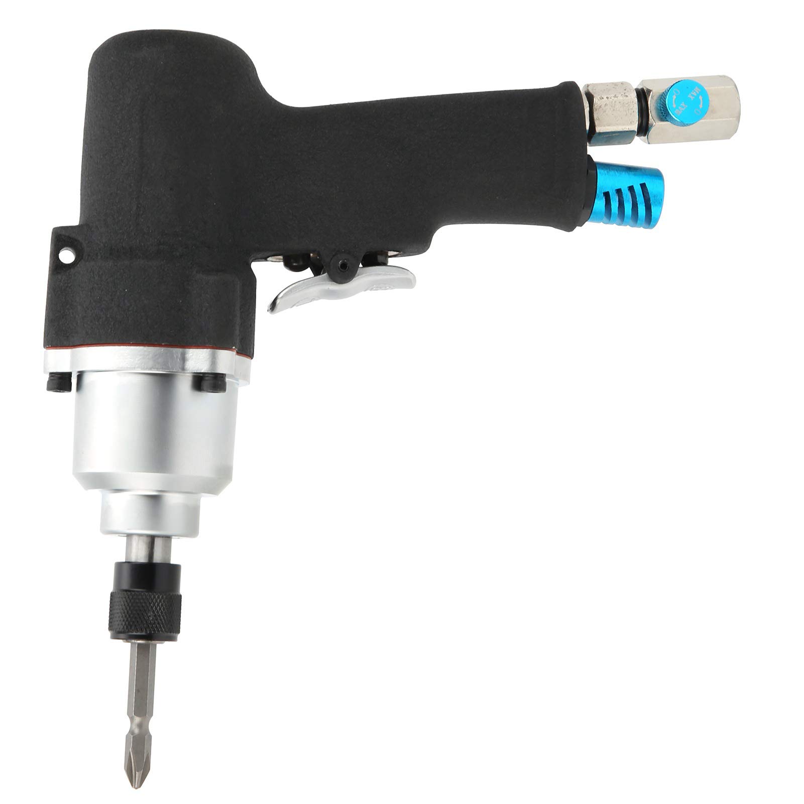 Cocoarm Cacciavite Ad Aria Compressa Cacciavite Pneumatico a Pistola YC 308P1 80 Nm 9500 Giri/min Doppio Martello Interruttore Reversibile per Assemblaggio di Mobili Produzione di Porte e Finestre