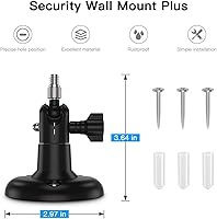 Vista 5 de 【Última versión】 Soporte de pared ajustable para interiores y exteriores para Arlo Essential/XL Gen 2/Pro/2/3/4/Arlo Pro 5s/Ultra/, eufyCam 2C/2C