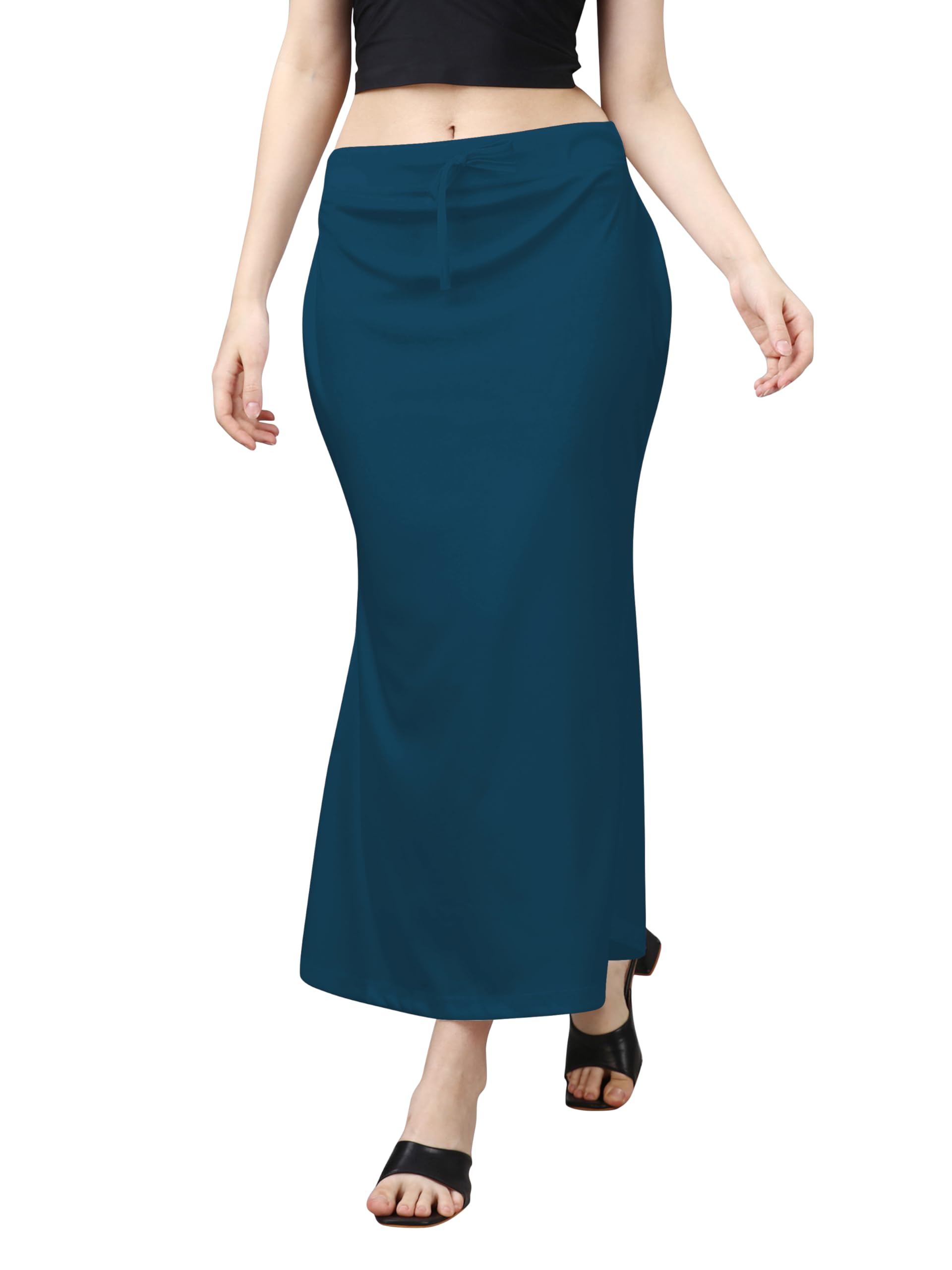 Stretchable Saree Shapewear Petticoat for Women, Blended Cotton,Petticoat,Skirts for Women,Shape Wear Dress for Saree-image-27